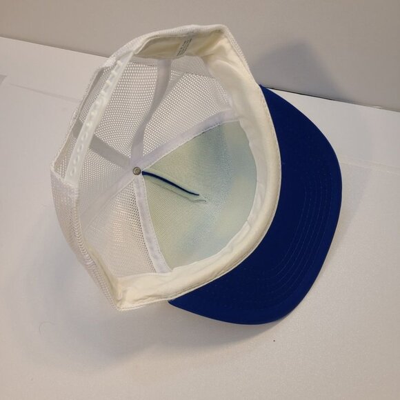 Vintage 90s Trucker Hat Esso Patch Foam/ Mesh Adjustable Hat - Picture 6 of 7